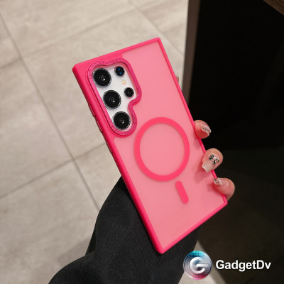 38823 Samsung S25FE защитная крышка-чехол, пластик с MagSafe