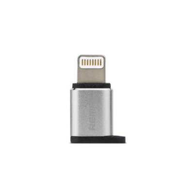 5585 Адаптер microUSB - lightning Remax  RA-USB2 5585 Адаптер OTG USB - Apple Remax (серебро)