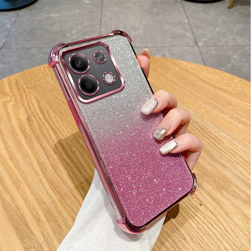39050 Xiaomi Redmi Note 15Pro защитная крышка-чехол, блестки