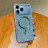39245 iPhone 16 ProMax защитная крышка-чехол Swarovski с MagSafe