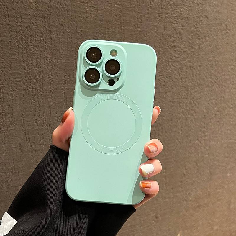 22069 Защитная крышка iPhone 14Pro Max, магнитная, силикон.