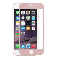 1133 Защитное стекло iPhone6 Rock (розовое золото)
