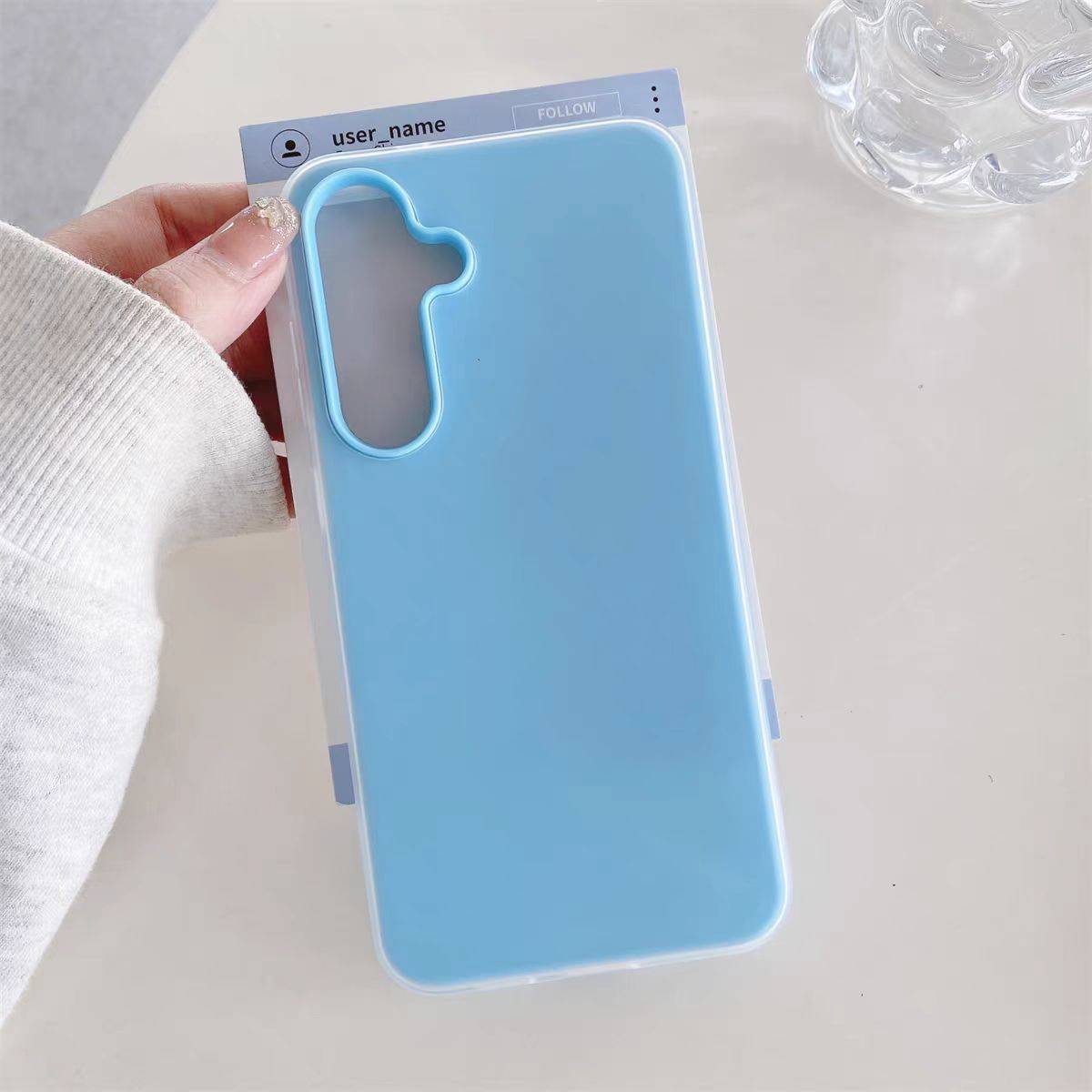 38420 Samsung S25, защитная крышка-чехол, однотонный силикон