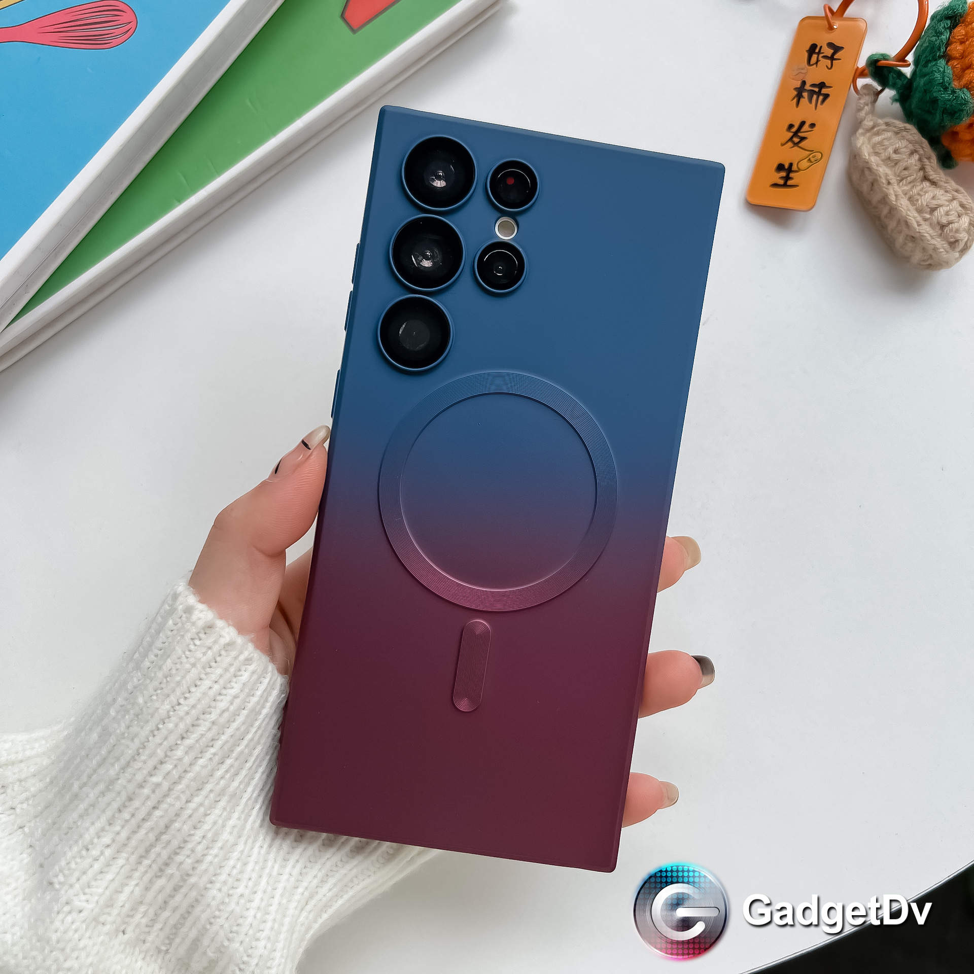 23159 Samsung S23 Ultra защитная крышка-чехол, градиент