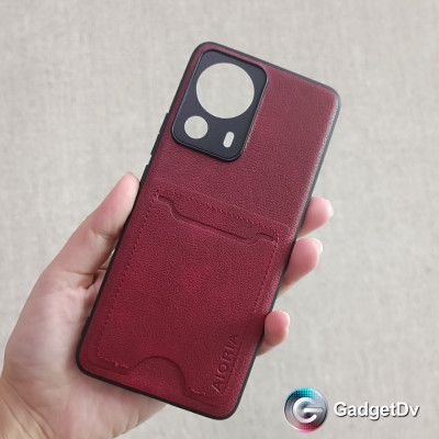 23269  Xiaomi 13lite, с кармашком защитная крышка-чехол