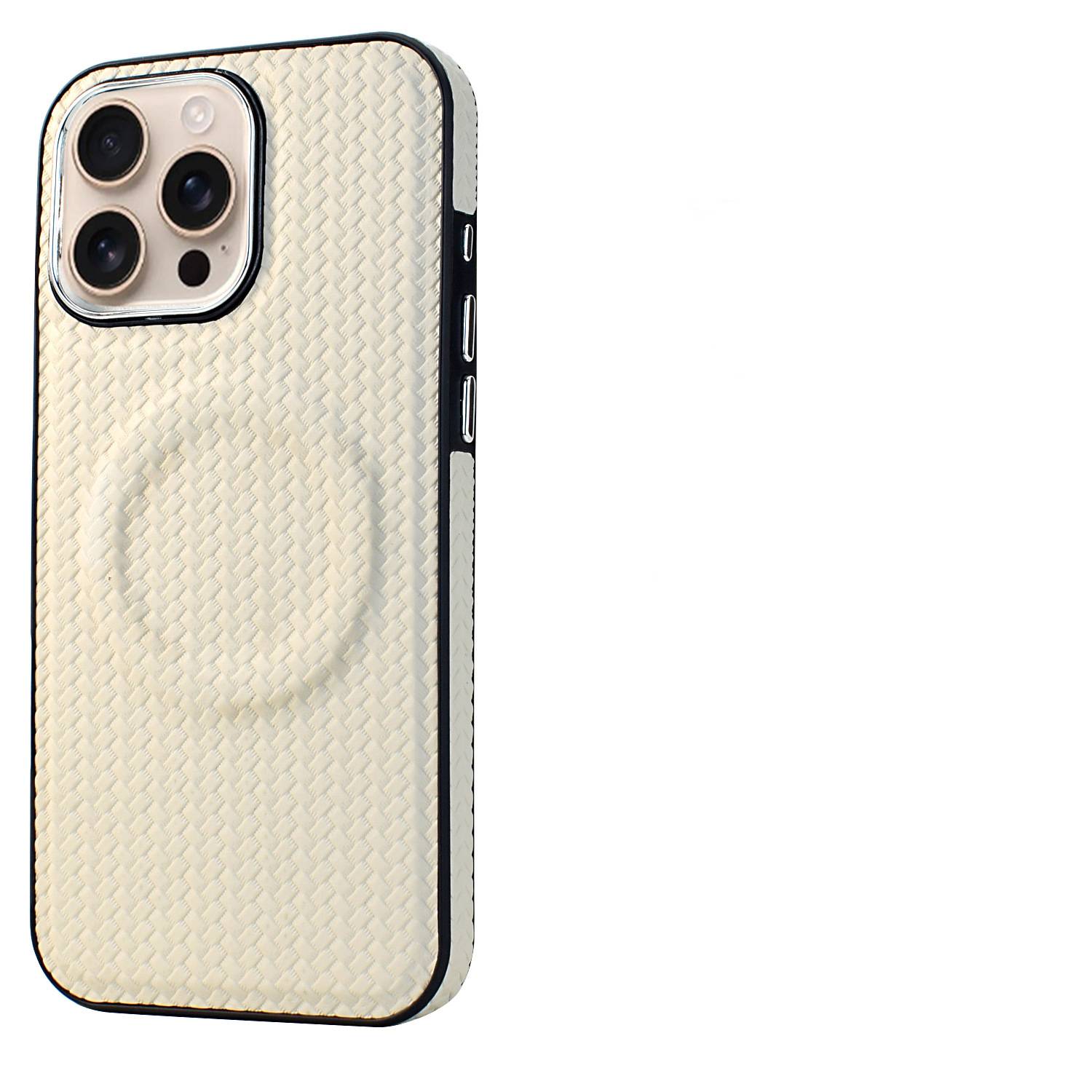 37090 iPhone 15 ProMax защитная крышка-чехол, плетеный