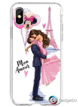 84927 Защитная крышки iPhone XS Max силикон с рисунком