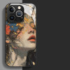 28019 iPhone 14Pro Max защитная крышка-чехол, глянец с рисунком