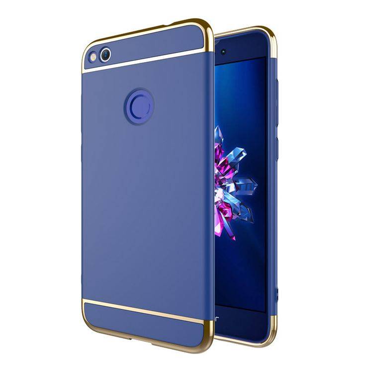 4142 Huawei P8 lite Защитная крышка пластиковая (синий)