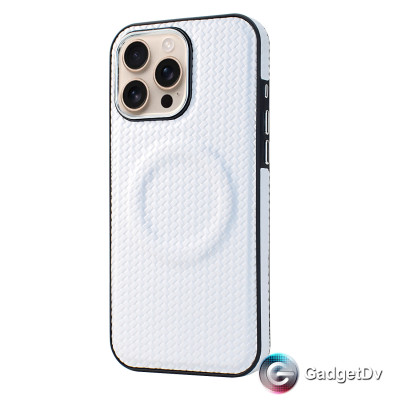 37089  iPhone 16 ProMax защитная крышка-чехол плетеный