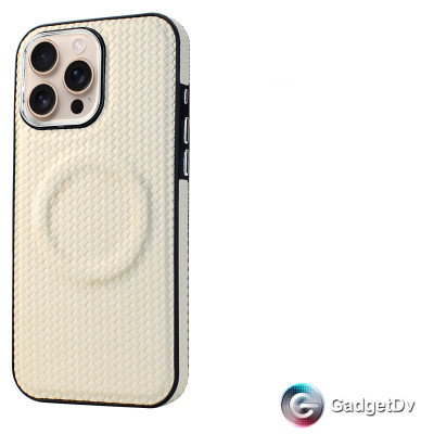 37089  iPhone 16 ProMax защитная крышка-чехол плетеный