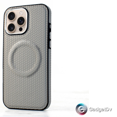 37089  iPhone 16 ProMax защитная крышка-чехол плетеный