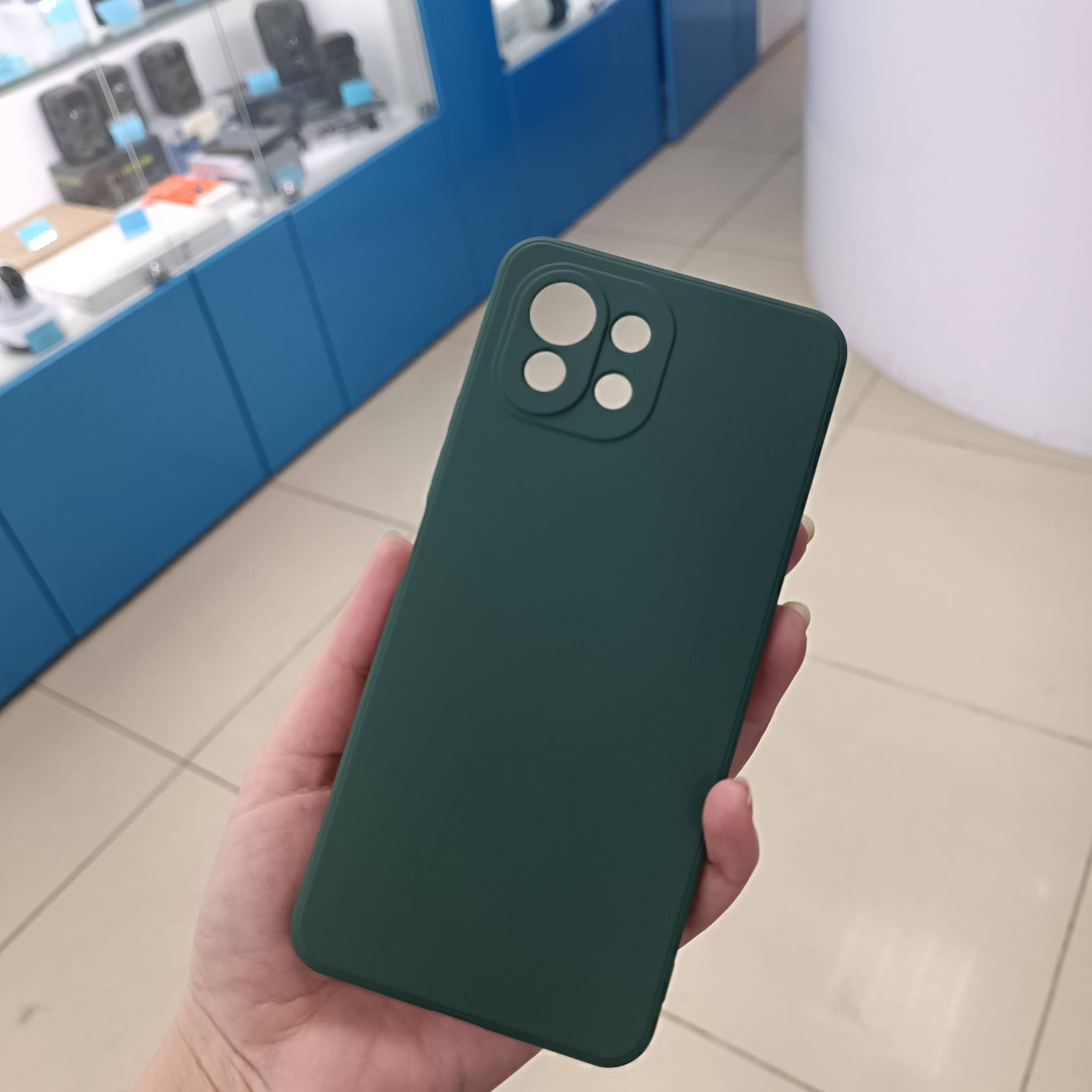 40017 Xiaomi11 lite защитная крышка-чехол, Silicone Case