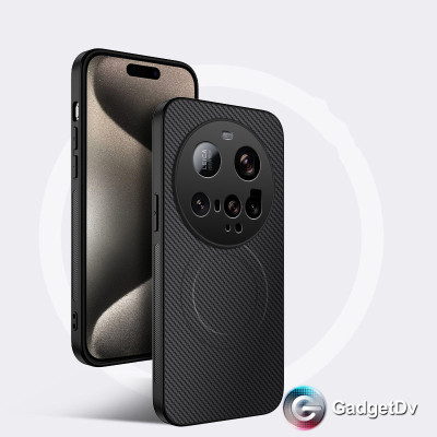 38594 Xiaomi Redmi Note 14Pro+ защитная крышка-чехол, под карбон 