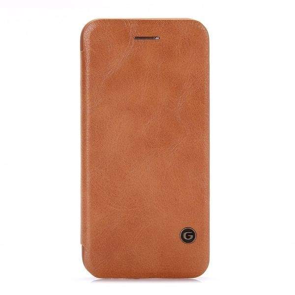 5506 iPhoneX Чехол-книжка G-Case (коричневый)