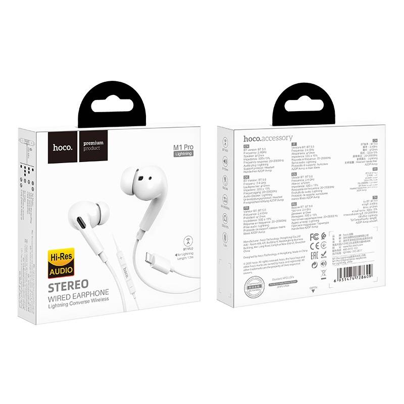 20989 Наушники for Lightning, Hoco M1 Pro