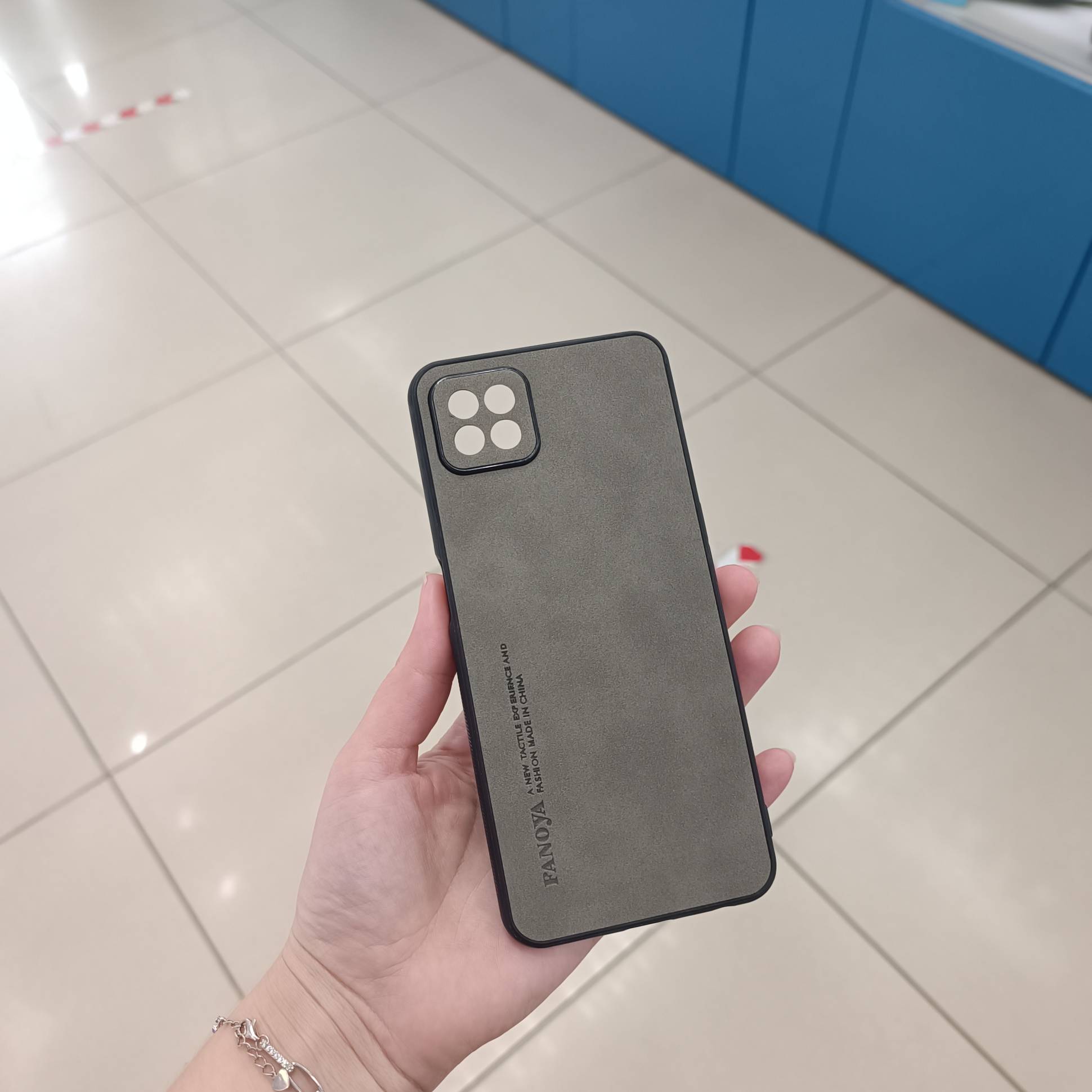26920 Samsung A22s 5G защитная крышка-чехол, под замшу