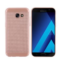 5038 Samsung A3 (2017) Защитная крышка пластиковая (розовое золото)