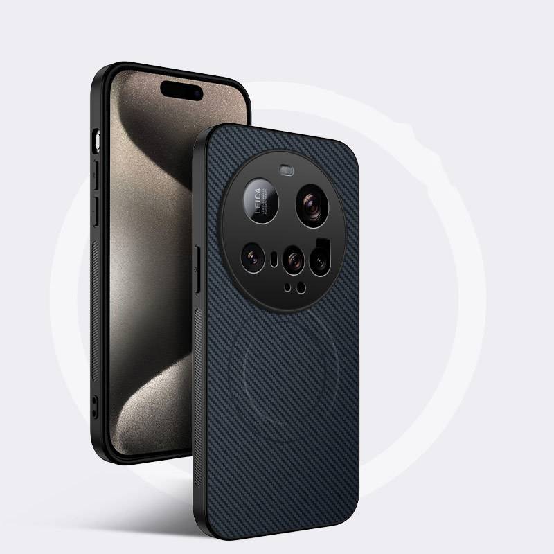 38593 Xiaomi Redmi A5/Poco C71 защитная крышка-чехол, под карбон