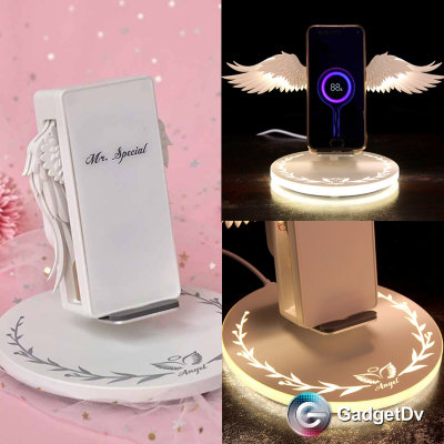 Беспроводное зарядное устройство Angel Wings (89731)