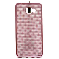 8679 SamsungA5 (2016) Защитная крышка силиконовая (розовый)