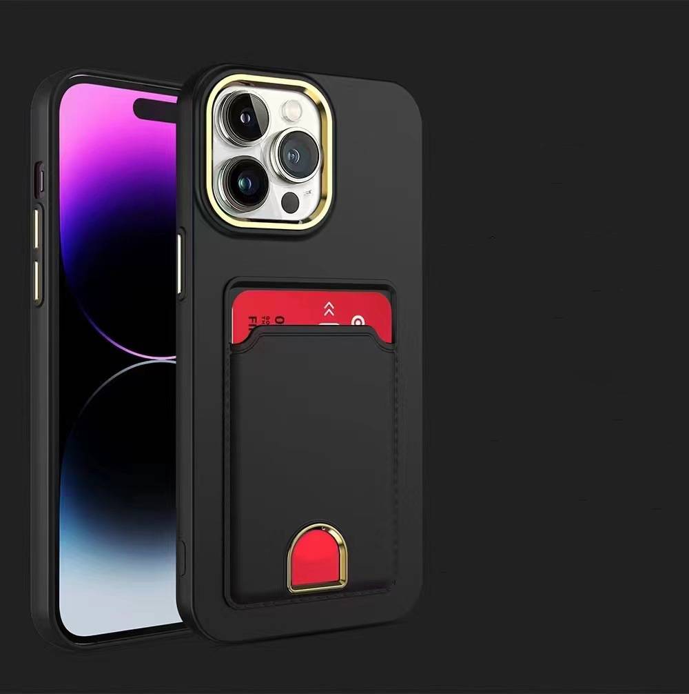 23625 iPhone 15Pro защитная крышк-чехол с картхолдером