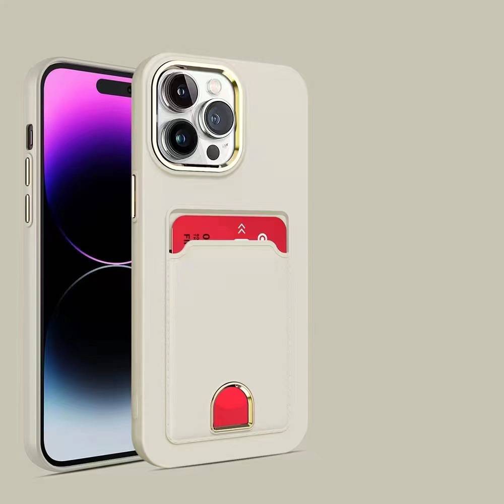 23625 iPhone 15Pro защитная крышк-чехол с картхолдером