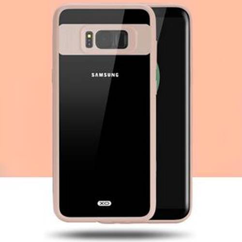 1650 GalaxyS8 Защитная крышка пластик/силикон XO (розовый)