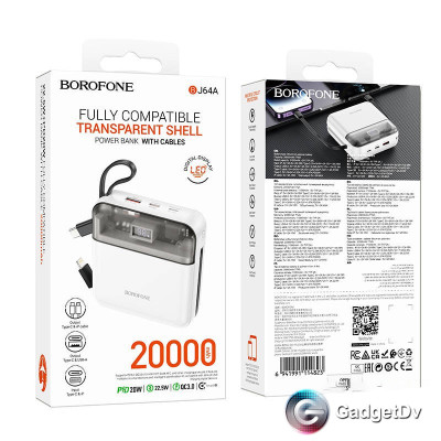 29081 Портативный аккумулятор 2000 mAh Borofon BJ64A