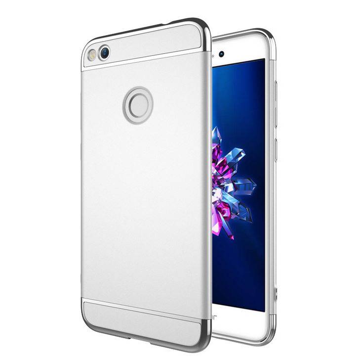 4244 Huawei P8 lite Защитная крышка пластиковая (серебро)
