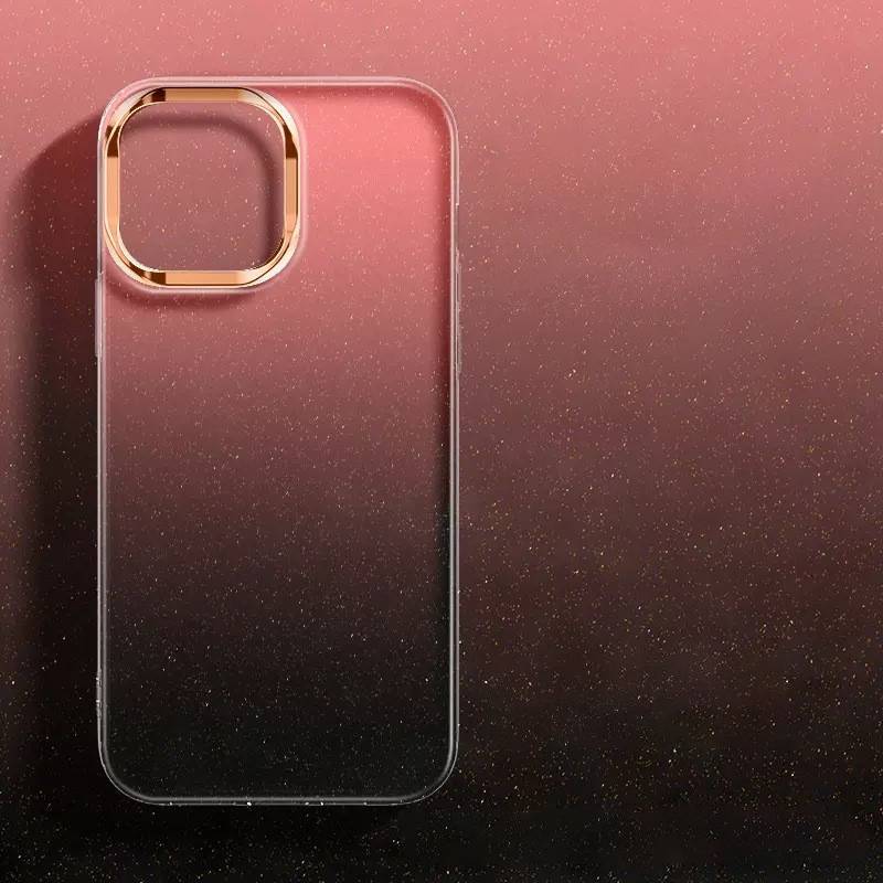 33015 iPhone 16 ProMax защитная крышка-чехол блестящий градиент
