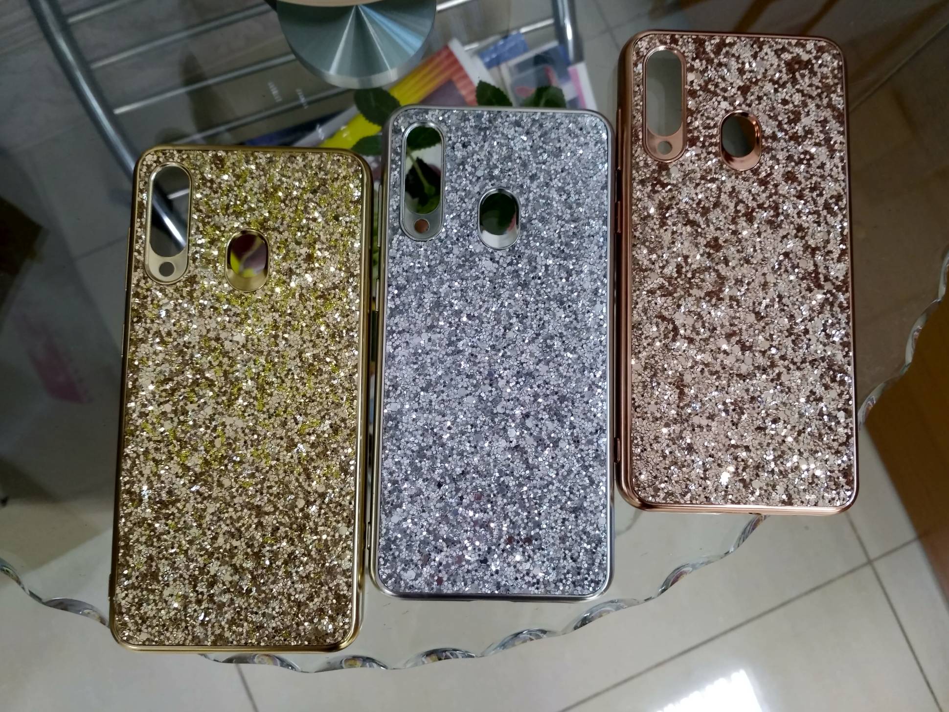11030 Защитная крышка Samsung A60, паетки