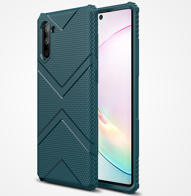 88192 Защитная крышка Samsung Note 10 силикон фактурный