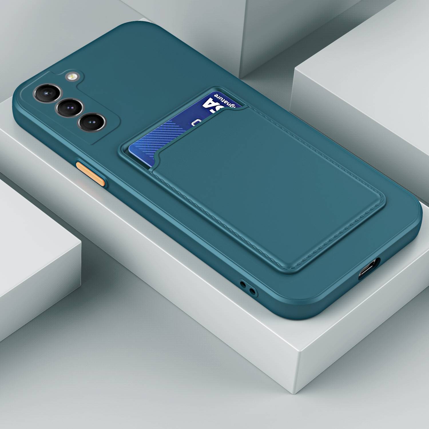 27020 Samsung A35 защитная крышка-чехол, с картхолдером