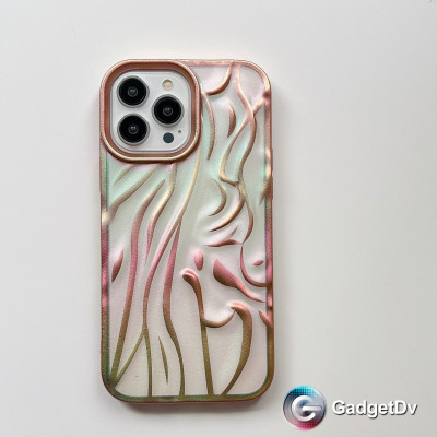 33016  iPhone 15Pro защитная крышка-чехол, узоры