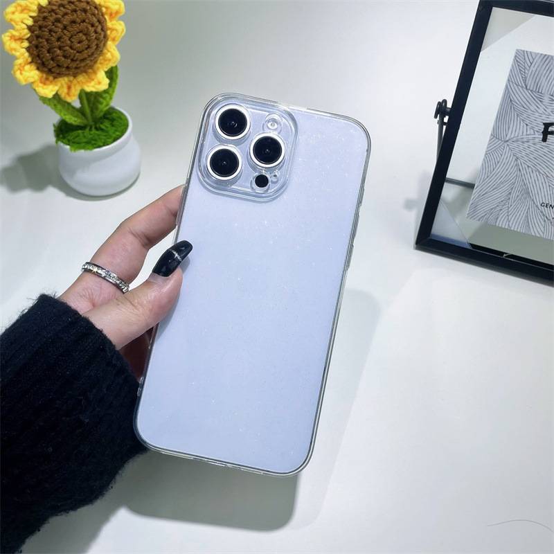 38006 iPhone 15 Защитная крышка мелкие блестки