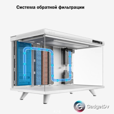 38206 Аквариум Xiaomi Xiaomi Geometry Smart Fish Tank M1 HF01B 20л