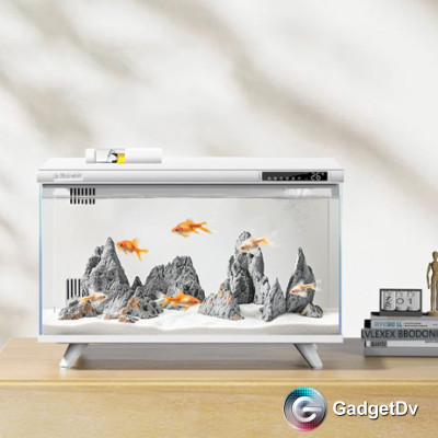 38206 Аквариум Xiaomi Xiaomi Geometry Smart Fish Tank M1 HF01B 20л