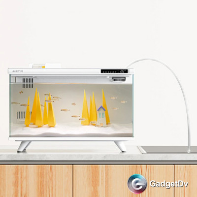 38206 Аквариум Xiaomi Xiaomi Geometry Smart Fish Tank M1 HF01B 20л