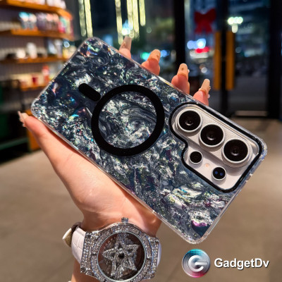 38282 Samsung S25 Ultra защитная крышка-чехол, перелив