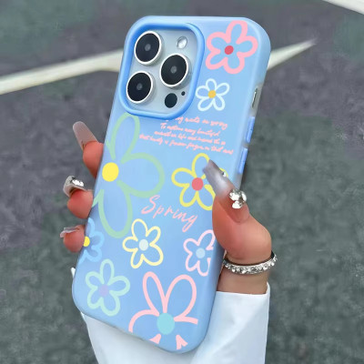 39141  iPhone 13/14/15  защитная крышка-чехол, пластиковый с рисунком