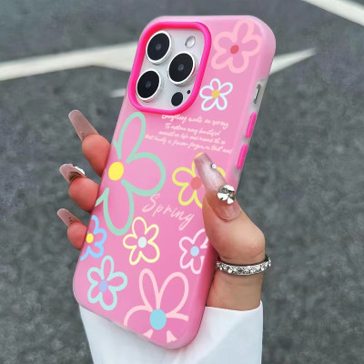 39141  iPhone 13/14/15  защитная крышка-чехол, пластиковый с рисунком