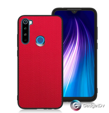 86433 Xiaomi Redmi Note 8 защитная крышка-чехол, "Карбон"