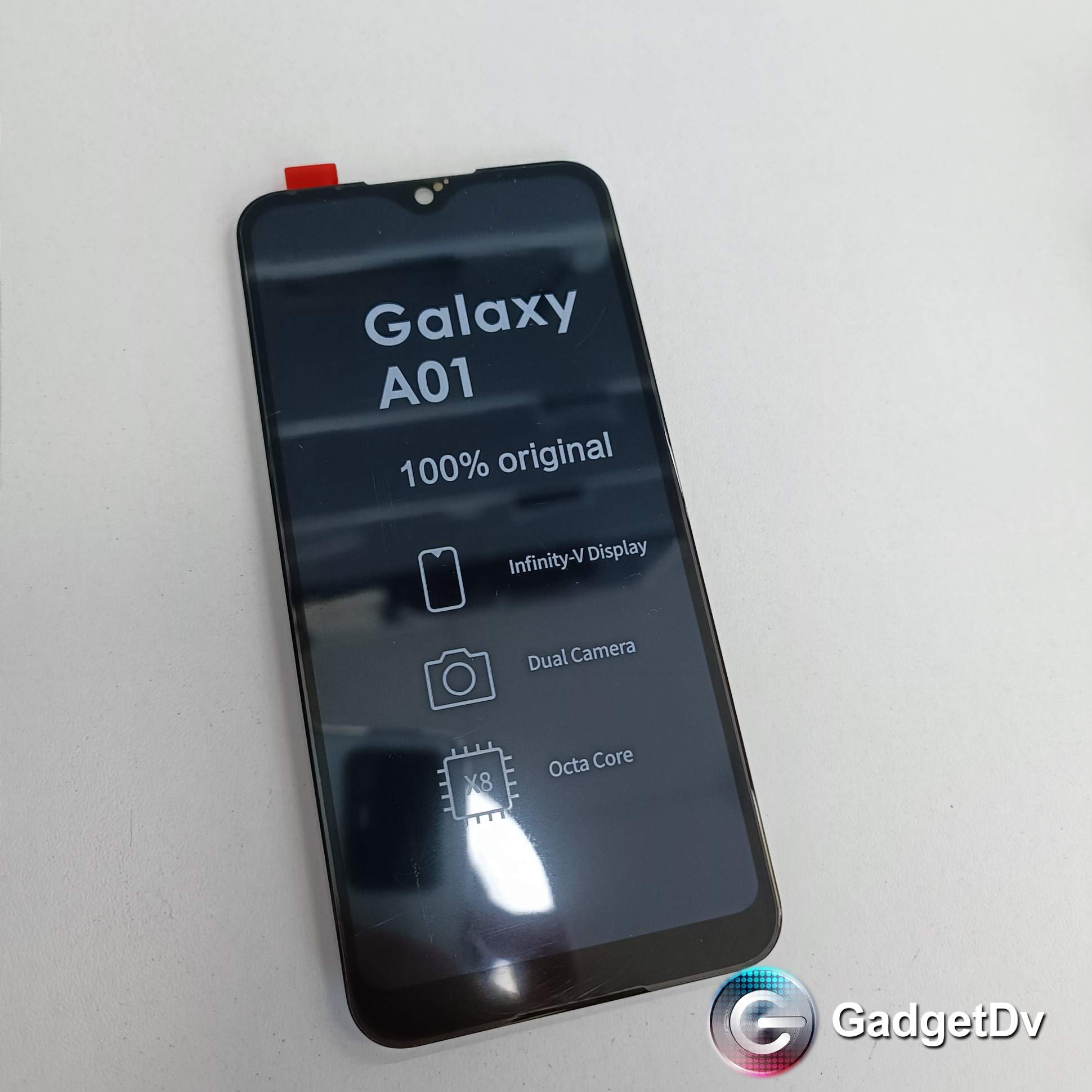 Дисплей-модуль Samsung Galaxy A01 (SM-A015), оригинал, широкий коннектор