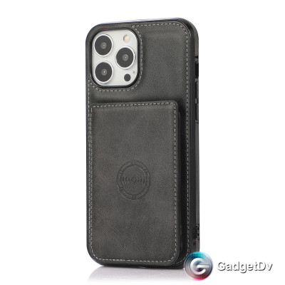 23627 Защитная крышка iPhone 15 с картхолдером кож.