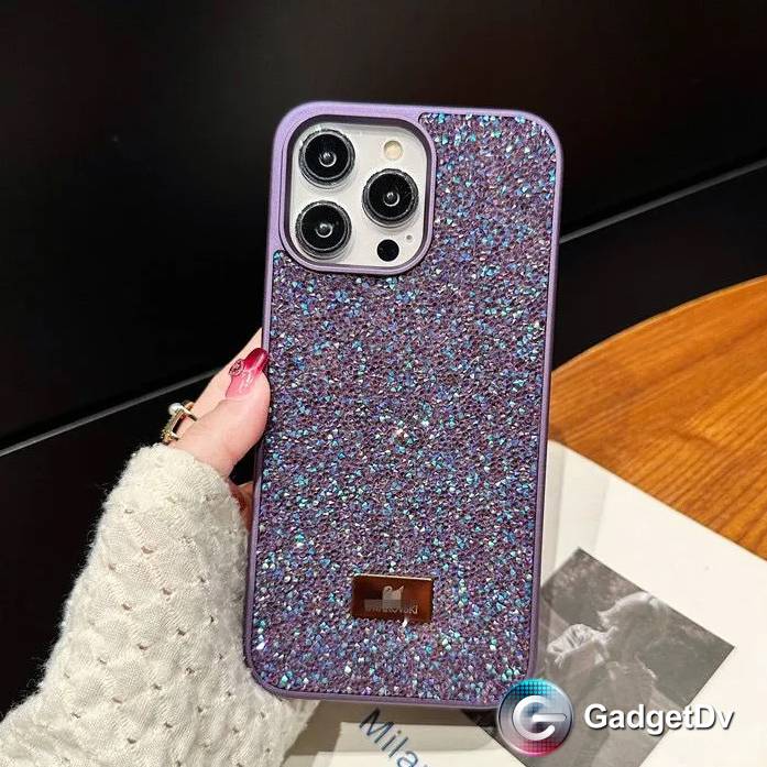 35009 iPhone 16Pro защитная крышка-чехол Swarovski
