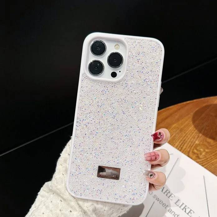35009 iPhone 16Pro защитная крышка-чехол Swarovski