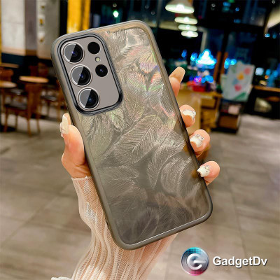 38007 Samsung A36 защитная крышка-чехол, перья