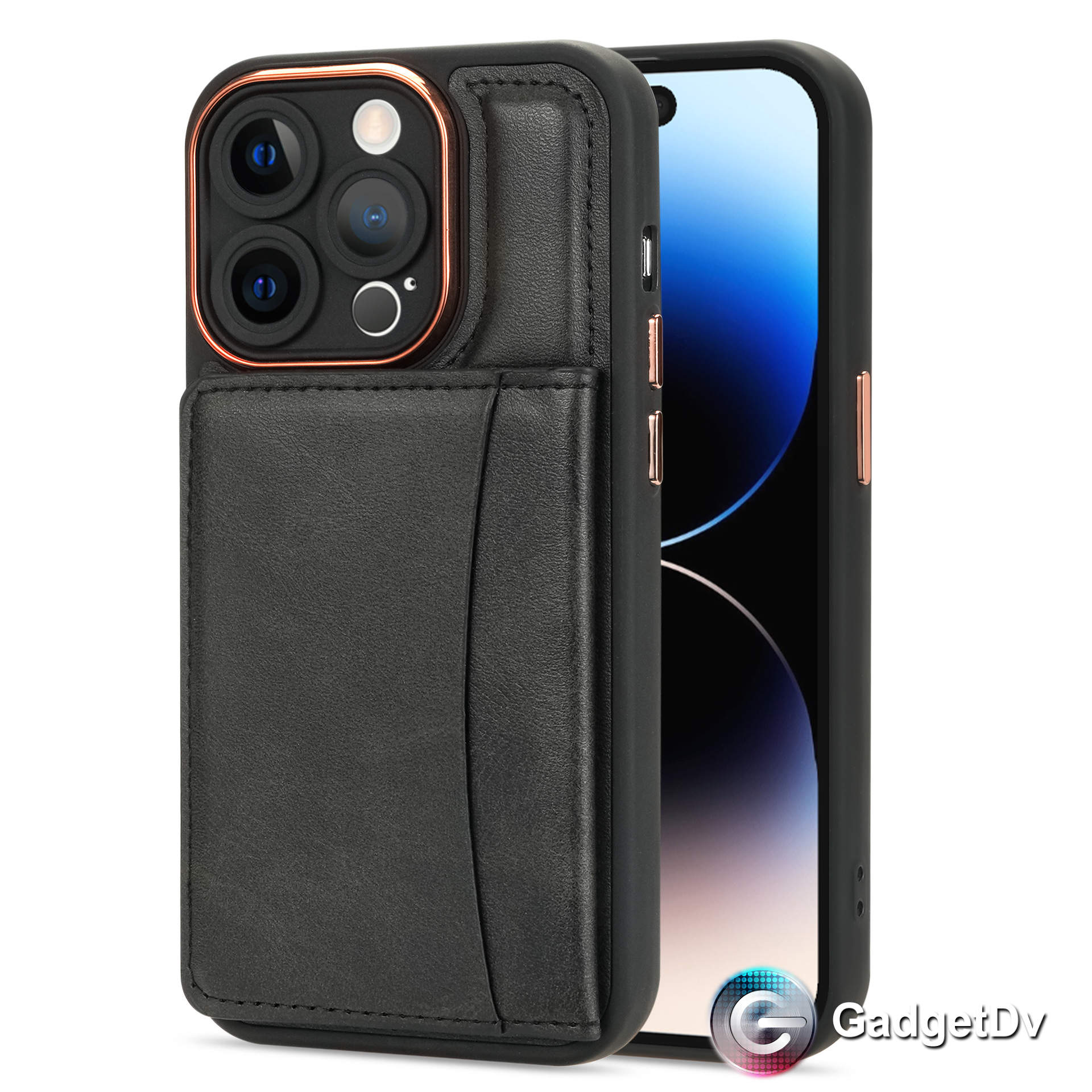 23628 Защитная крышка iPhone 15 Pro Max с картхолдером, кож.