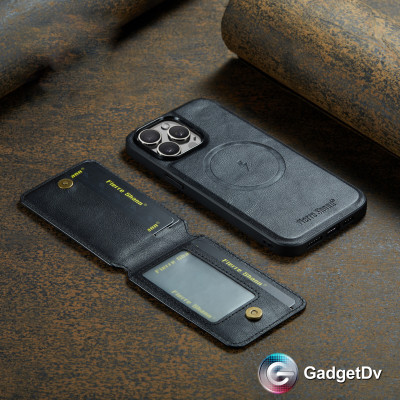 23628 Защитная крышка iPhone 15 Pro Max с картхолдером, кож.